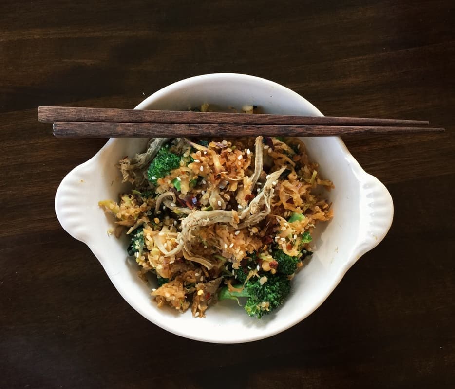 Broccoli and Kohlrabi Fried Rice