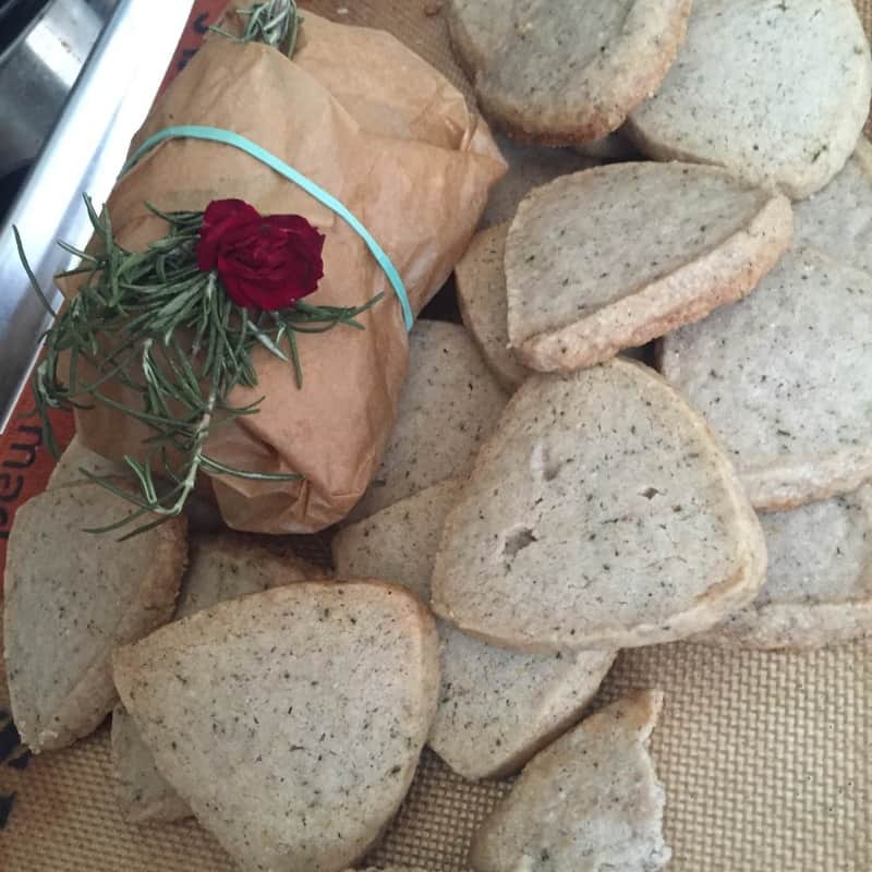 Cornmeal Shortbread and Brown Butter