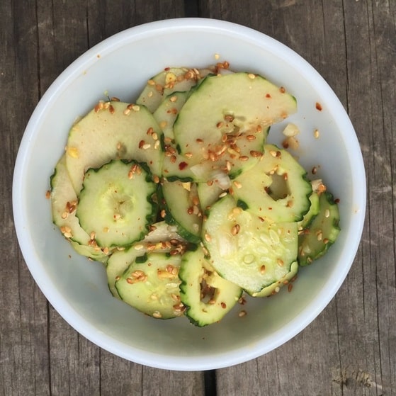 Spicy Cucumber Salad