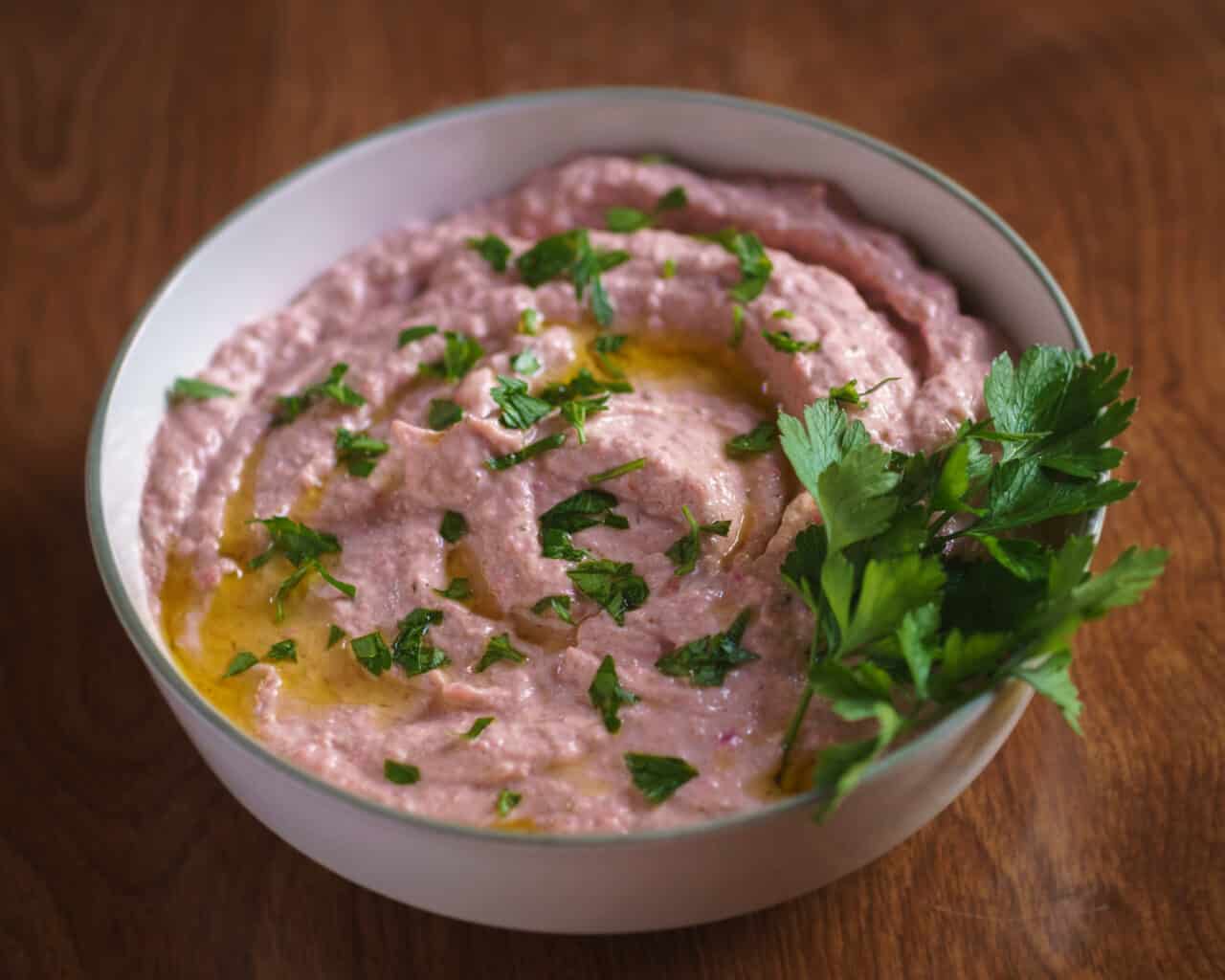 Chard Stem Hummus