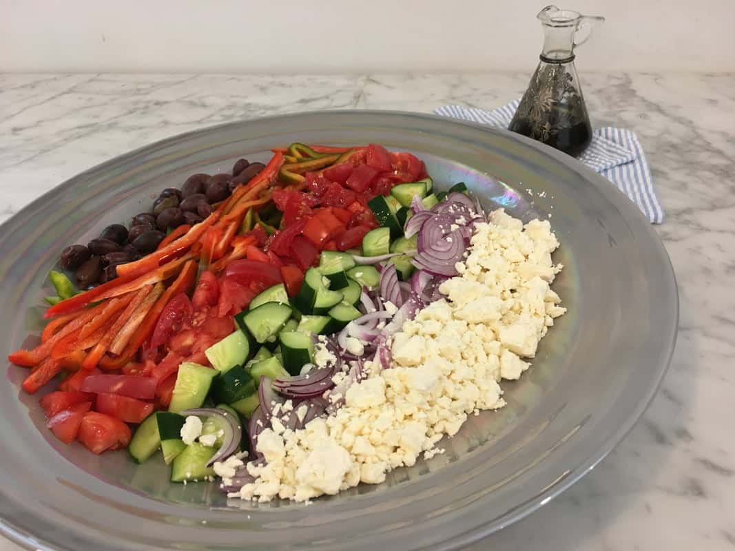 Deconstructed Greek Salad