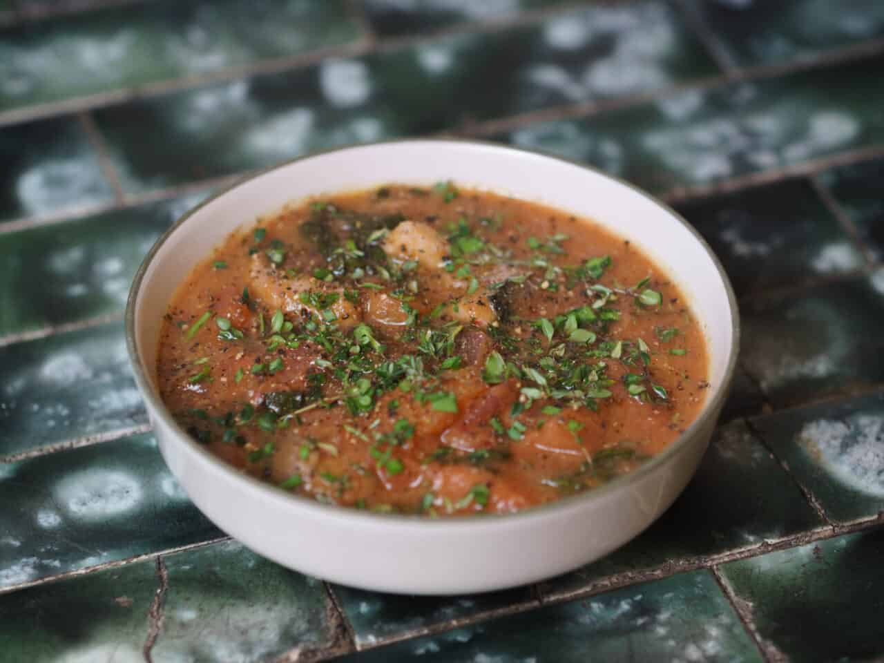 Manhattan Style Fish Chowder