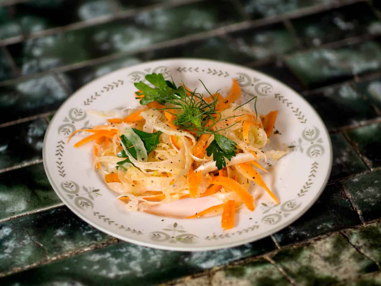 Shaved Carrot and Fennel Salad