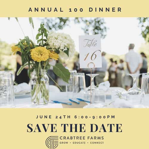 Annual 100 Dinner At Crabtree Farms