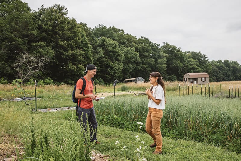 Alysia of Bird Fork Farm and David Cook of Food as a Verb