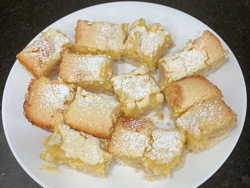 Baked Goodies by Debbie lemon squares